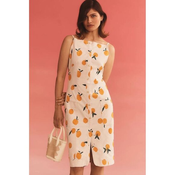 Size S - Anthro The Dylan Mierzwinski Colette Midi Dress by Maeve NWT$188 - Picture 3 of 16